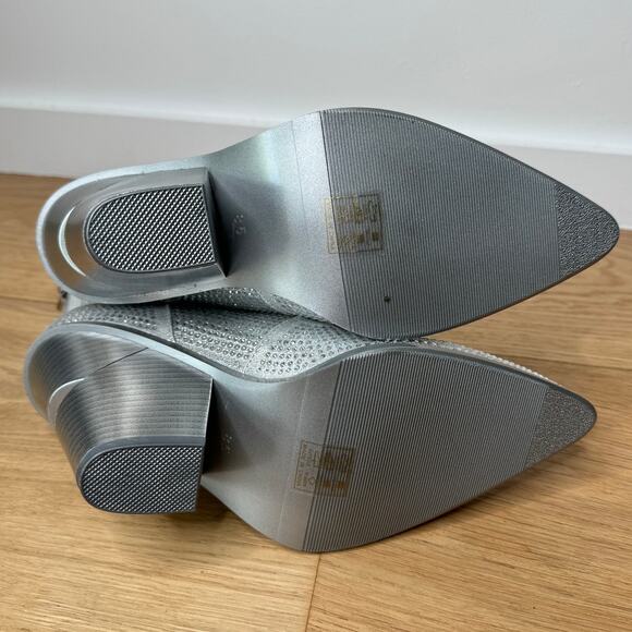 NEW Azalea Wang Stars Collide Soulard Bling Rhinestone Western Cowboy Boots - Picture 7 of 10